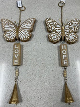 Load image into Gallery viewer, Butterfly Windchimes - Love &amp; Hope

