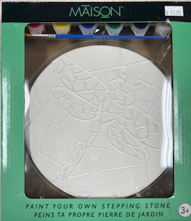 DIY Paint Kit Dragonfly Stepping Stone