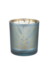 Load image into Gallery viewer, Palm Leaf Mercury Glass Tealight Holder - Small
