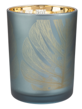 Load image into Gallery viewer, Palm Leaf Mercury Glass Tealight Holder - Large
