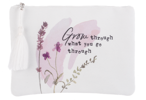 Floral Garden Message Pouch – Bird House on the Greenway