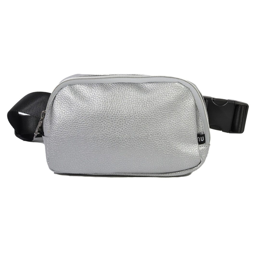 Milan Anti-theft Belt Bag - Silver