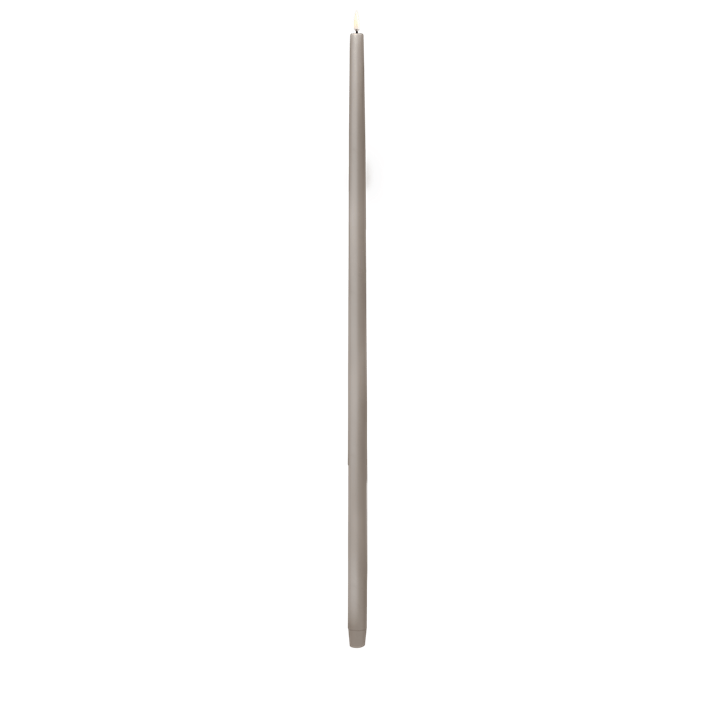 LED Tall Taper Candle, Sandstone, Smooth 29.5