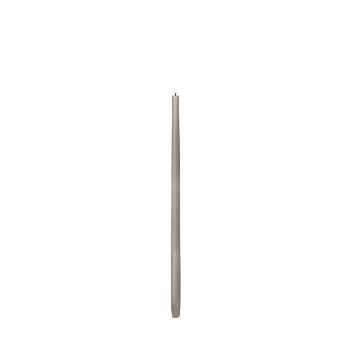 LED Tall Taper Candle, Sandstone, Smooth 21.7