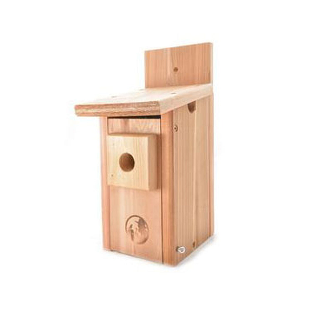 Amish Chickadee/Nuthatch Nest Box - Cedar